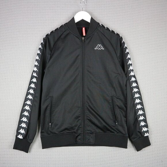 Kappa Black Track Jacket - Picture 1 of 7